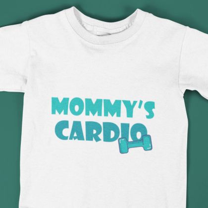 Дамска тениска mommy's cardio