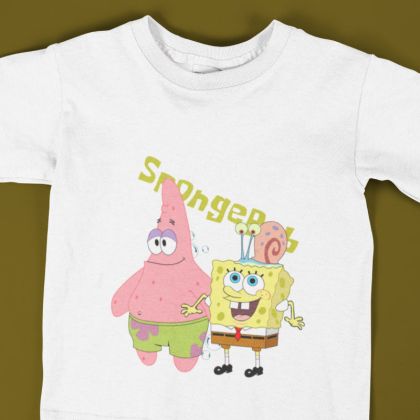Детска тениска spongebob and patrick