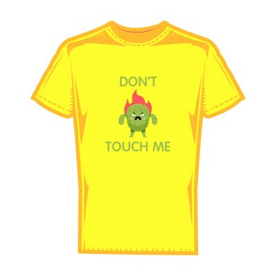 Мъжка тениска don't touch me