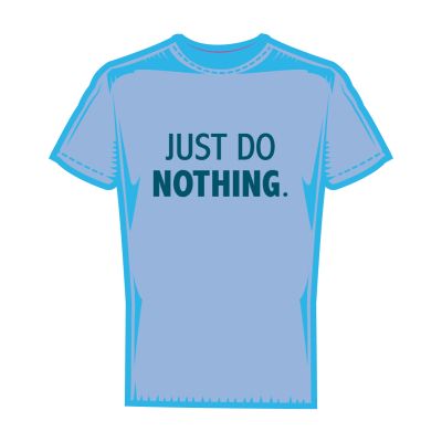 Мъжка тениска just do nothing