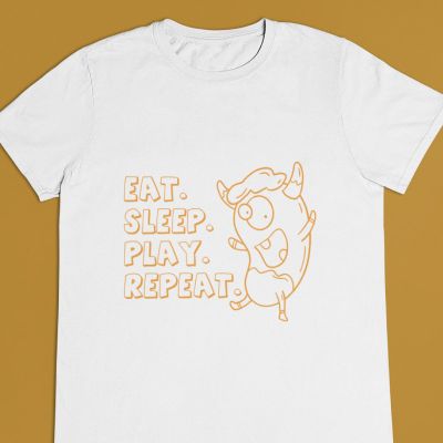 Детска тениска eat sleep play repeat