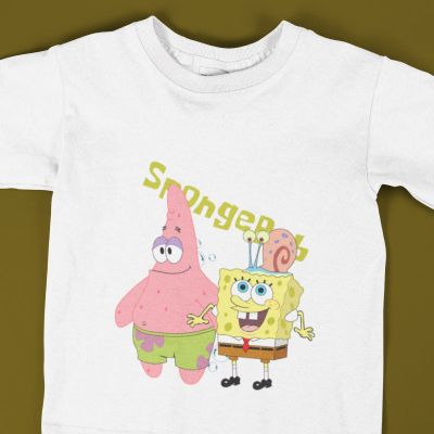 Детска тениска spongebob and patrick