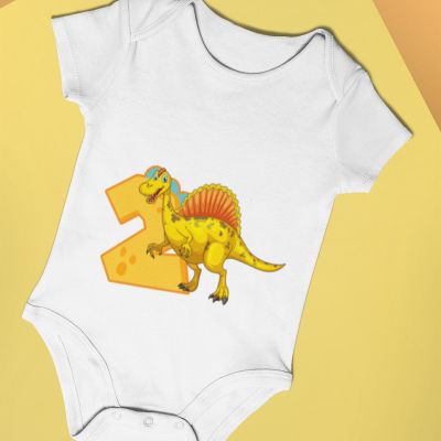 Бебешко боди с динозавър 2 месеца