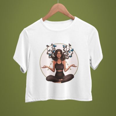 Дамска тениска медитация