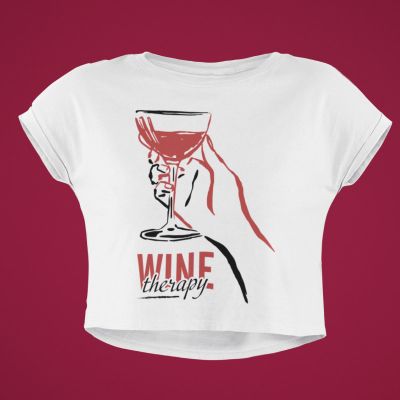 Дамска тениска wine therapy