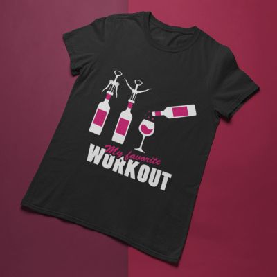 Дамска тениска my favorite workout