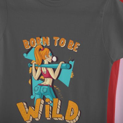 Дамска тениска born to be wild