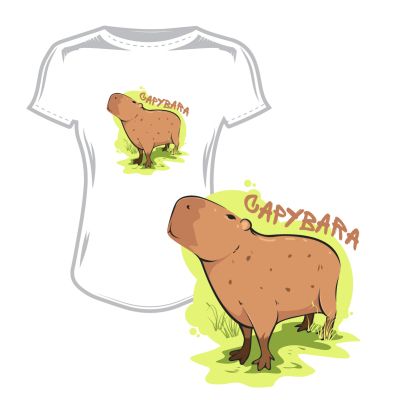 Дамска тениска capybara