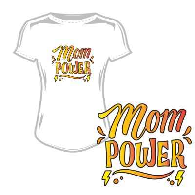 Дамска тениска mom power