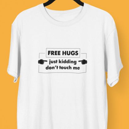 Дамска тениска free hugs