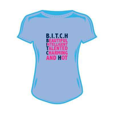 Дамска тениска bitch