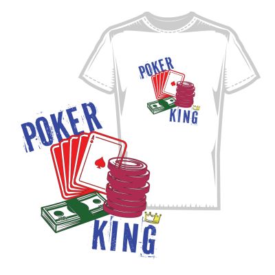 Мъжка тениска poker king