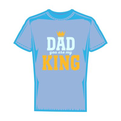 Мъжка тениска dad you are my king