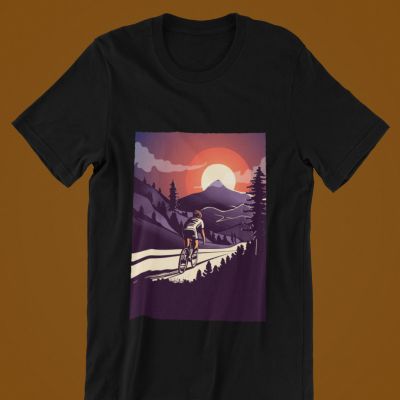Мъжка тениска планински изгрев