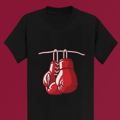 Мъжка тениска бокс ръкавици