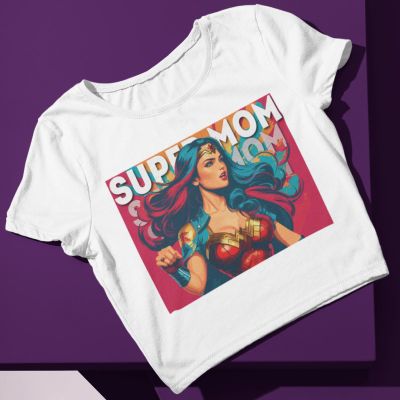 Дамска тениска super mom