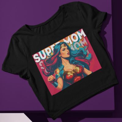 Дамска тениска super mom