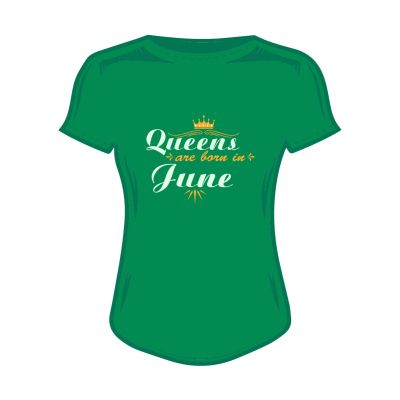 Дамска тениска queen's are born in june
